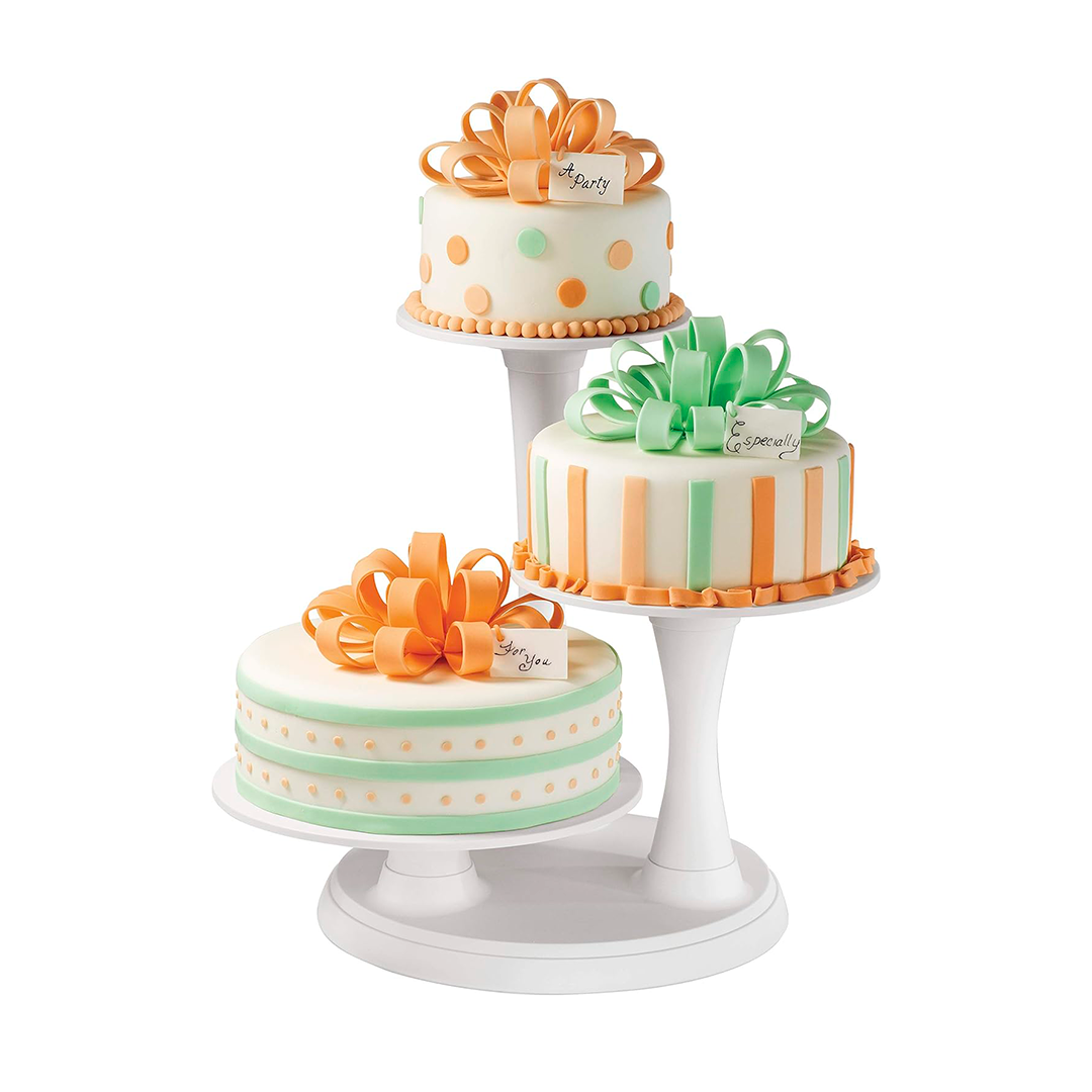 Soporte para pasteles, postres y cupcakes de 3 niveles